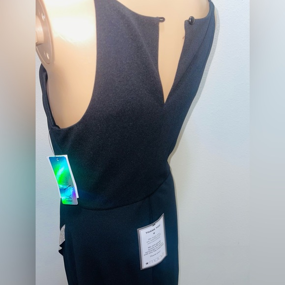 Elegant Maxi Dress with Rhinestone - Picture 4 of 4